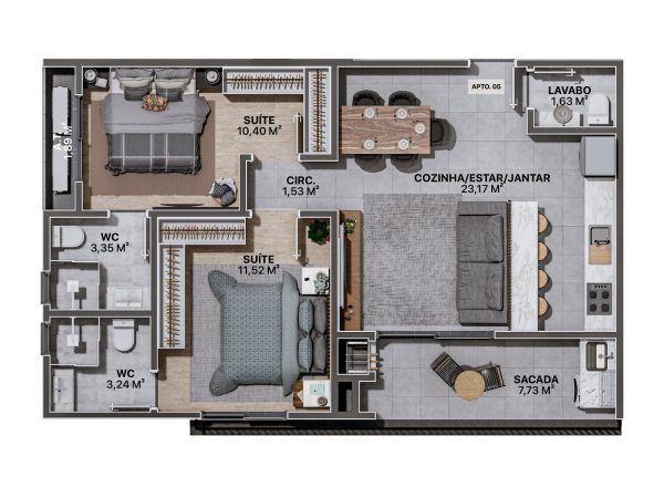 Imóvel á venda no Radial Concept